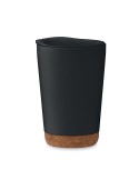 Gobelet double paroi 300 ml personnalisé CO Matières : polypropylène (PP) Couleurs : noir goodies publicitaire événementiel