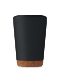 Gobelet double paroi 300 ml personnalisé CO Matières : polypropylène (PP) Couleurs : noir marquage laser ultra précis