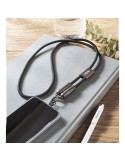 Lanyard personnalisé 60W  SHAKA Matières : aluminium Couleurs : noir marquage laser ultra précis