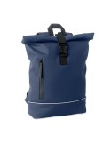 Sac à dos publicitaire en PU pour ordinateur 15 pouces MO2581-15 LAPTOSA Matières : PU Couleurs : bleu personnalisable avec votr