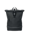 Sac à dos publicitaire en PU pour ordinateur 15 pouces MO2581-15 LAPTOSA Matières : PU Couleurs : noir marquage laser ultra préc