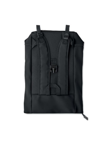 Sac à dos publicitaire en PU pour ordinateur 15 pouces MO2581-15 LAPTOSA Matières : PU Couleurs : noir livraison express 24h 48h