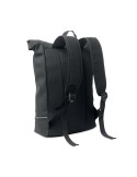 Sac à dos publicitaire en PU pour ordinateur 15 pouces MO2581-15 LAPTOSA Matières : PU Couleurs : noir objet publicitaire robust