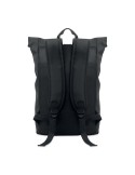 Sac à dos publicitaire en PU pour ordinateur 15 pouces MO2581-15 LAPTOSA Matières : PU Couleurs : noir cadeau affaires élégant