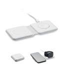 Chargeur pliable  2 en 1 15W FLIP Matières : ABS Couleurs : blanc