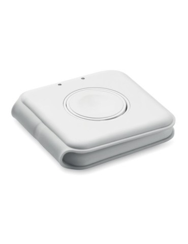 Chargeur pliable  2 en 1 15W FLIP Matières : ABS Couleurs : blanc cadeau entreprise pas cher