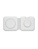 Chargeur pliable  2 en 1 15W FLIP Matières : ABS Couleurs : blanc personnalisation rapide en France