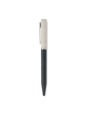Stylo twist personnalisé en paille de blé/ABS - MAIPEN Matières : ABS Couleurs : blanc 2