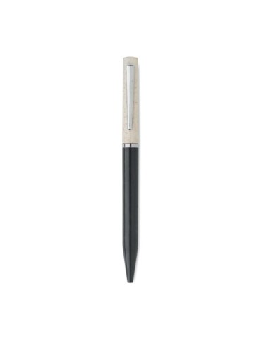 Stylo twist personnalisé en paille de blé/ABS - MAIPEN Matières : ABS Couleurs : blanc cadeau affaires élégant