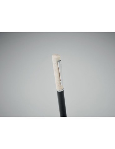 Stylo twist personnalisé en paille de blé/ABS - MAIPEN Matières : ABS Couleurs : blanc cadeau entreprise pas cher