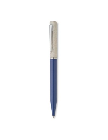 Stylo twist personnalisé en paille de blé/ABS - MAIPEN Matières : ABS Couleurs : blanc impression haute définition