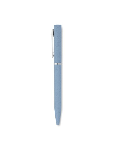 Stylo twist personnalisé en paille de blé/ABS - MAIPEN Matières : ABS Couleurs : bleu bébé cadeau collaborateur premium