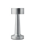 Lampe de table rechargeable  HIERLUZ Matières : métal Couleurs : argenté mat objet promotionnel éco-responsable