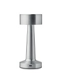 Lampe de table rechargeable  HIERLUZ Matières : métal Couleurs : argenté mat cadeau collaborateur premium