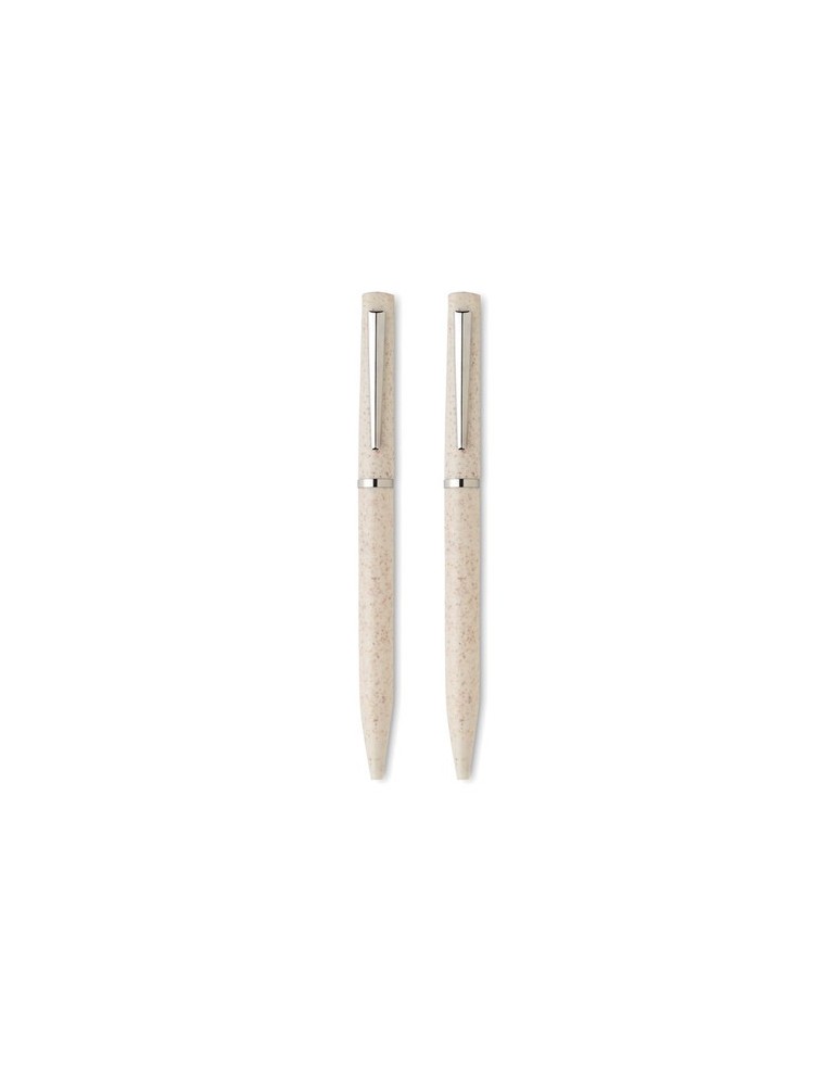 Set de stylo paille de blé/ABS PEAT
