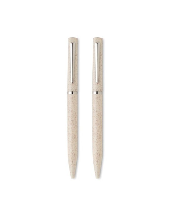 Set de stylo paille de blé/ABS PEAT