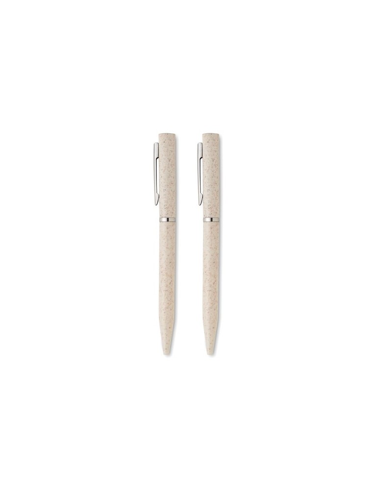 Set de stylo paille de blé/ABS PEAT