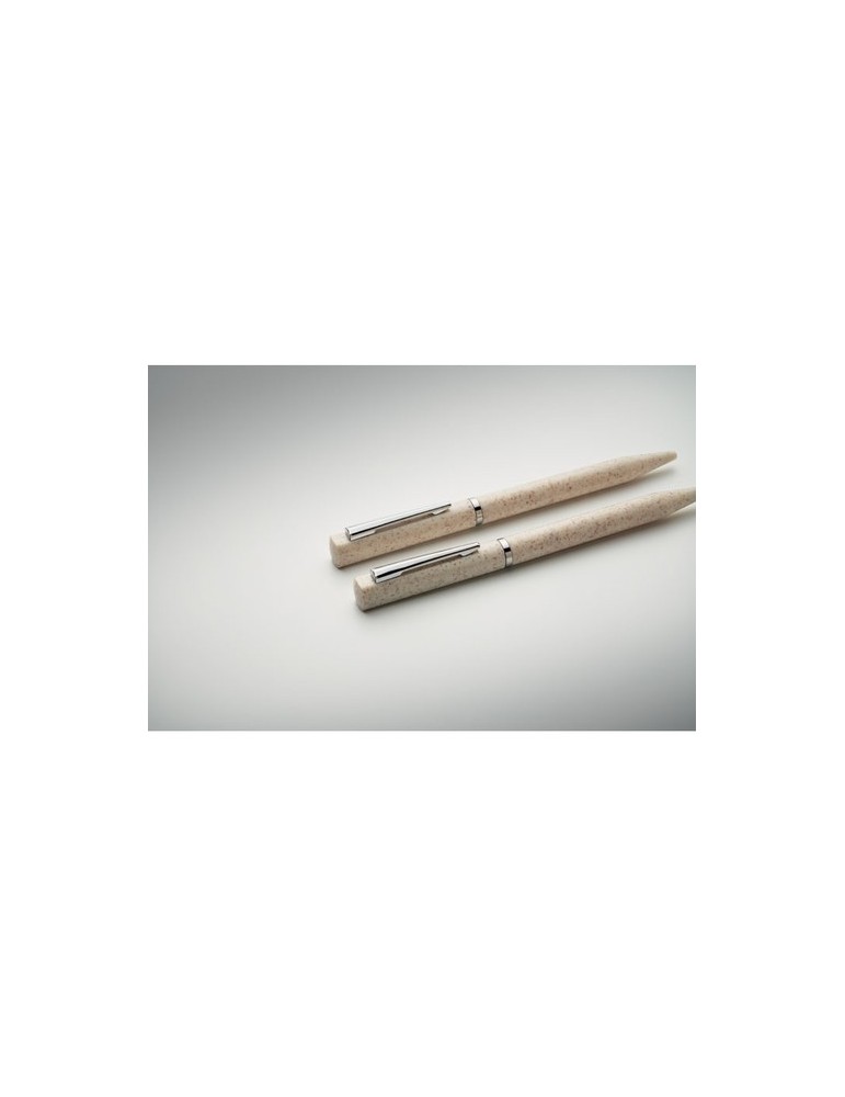 Set de stylo paille de blé/ABS PEAT