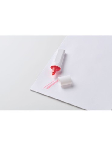 Surligneur  en RPET - LIT Matières : ABS Couleurs : fuchsia fluo cadeau collaborateur premium