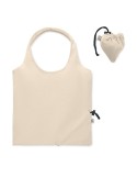 Sac shopping pliable  140 gr/m² CARRIE Matières : coton recyclé Couleurs : beige