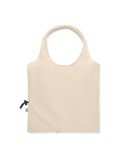 Sac shopping pliable  140 gr/m² CARRIE Matières : coton recyclé Couleurs : beige personnalisable avec votre logo