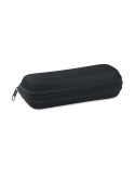 Parapluie pliable de 19 pouces personnalisé PORTLAND Matières : PET Couleurs : noir cadeau entreprise pas cher