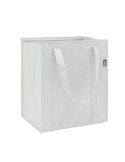 Sac isotherme  non tissé RPET personnalisé WOOLER Matières : non tissé Couleurs : blanc objet promotionnel éco-responsable