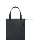 Sac isotherme  non tissé RPET personnalisé WOOLER Matières : non tissé Couleurs : noir accessoire événementiel unique
