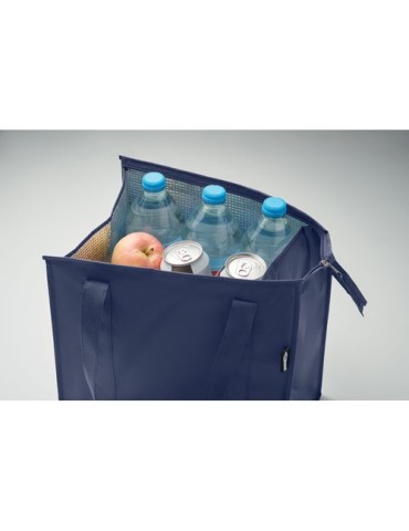 Sac isotherme  non tissé RPET personnalisé WOOLER Matières : non tissé Couleurs : bleu personnalisation rapide en France