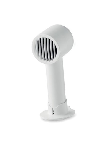 Ventilateur portable  2000 mAh AIRE Matières : ABS Couleurs : blanc impression haute définition