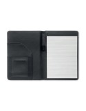 Conférencier  A5 300D RPET FOLIO Matières : PU Couleurs : noir