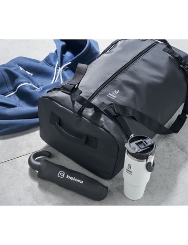 Sac de voyage  en tarpaulin MOUNTAIN Matières : PVC Couleurs : noir livraison express 24h 48h