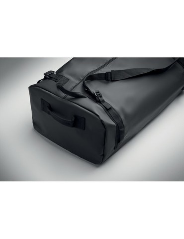 Sac de voyage  en tarpaulin MOUNTAIN Matières : PVC Couleurs : noir objet promotionnel éco-responsable