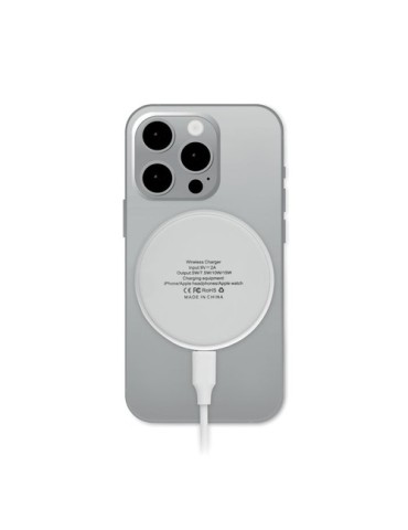 Chargeur sans fil  3 en 1 15W WERLIES Matières : ABS Couleurs : blanc objet promo petit budget