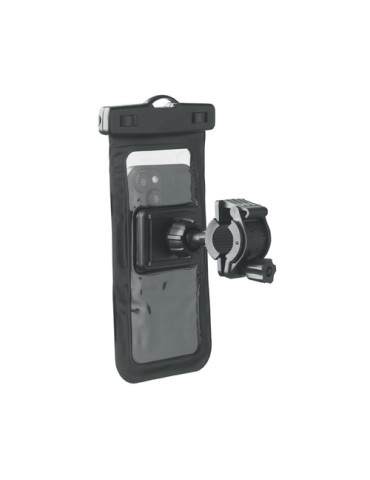 Étui personnalisé de vélo pour smartphone SOSTENER Matières : ABS Couleurs : noir goodies publicitaire événementiel