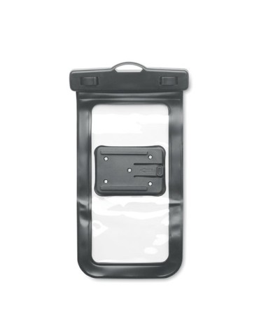Étui personnalisé de vélo pour smartphone SOSTENER Matières : ABS Couleurs : noir marquage laser ultra précis