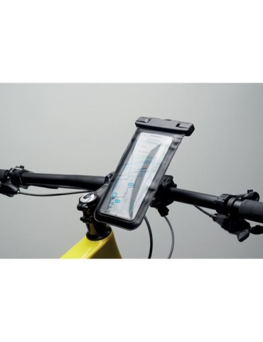 Étui personnalisé de vélo pour smartphone SOSTENER Matières : ABS Couleurs : noir objet promotionnel éco-responsable