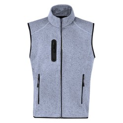 Gilet Personnalisé Bicolore Confortable et Stylé Anderson pas cher Matières : polaire Taille textile : XXL Couleurs : bleu perso