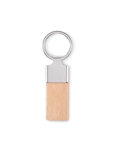 Porte-clés  en hévéa LLAVING Matières : bois Couleurs : bois 2