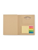 Set de papeterie personnalisé avec bloc-notes CENOTE Matières : papier recyclé Couleurs : beige goodies publicitaire événementie