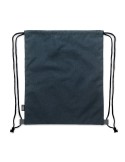 Sac à cordon personnalisable en PU RPET 2 tons LIBAG Matières : PET recyclé Couleurs : bleu marine impression haute définition