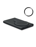 Chargeur sans fil personnalisable powerbank PAWTT Matières : aluminium recyclé  Couleurs : noir