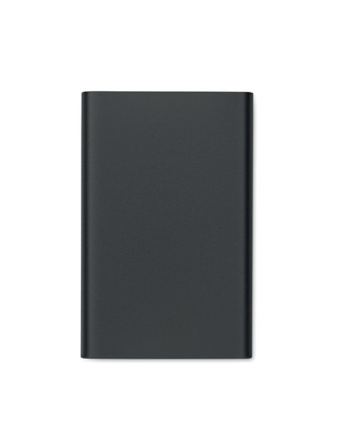Chargeur sans fil personnalisable powerbank PAWTT Matières : aluminium recyclé  Couleurs : noir impression haute définition