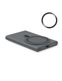 Chargeur sans fil personnalisable powerbank PAWTT Matières : aluminium recyclé  Couleurs : titane personnalisable avec votre log
