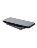 Chargeur sans fil personnalisable powerbank PAWTT Matières : aluminium recyclé  Couleurs : titane marquage laser ultra précis