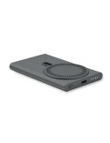 Chargeur sans fil personnalisable powerbank PAWTT Matières : aluminium recyclé  Couleurs : titane cadeau client original