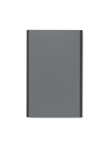 Chargeur sans fil personnalisable powerbank PAWTT Matières : aluminium recyclé  Couleurs : titane cadeau affaires élégant