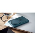 Chargeur sans fil personnalisable powerbank PAWTT Matières : aluminium recyclé  Couleurs : bleu accessoire événementiel unique