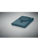 Chargeur sans fil personnalisable powerbank PAWTT Matières : aluminium recyclé  Couleurs : bleu goodies personnalisé en stock