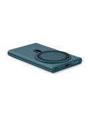 Chargeur sans fil personnalisable powerbank PAWTT Matières : aluminium recyclé  Couleurs : bleu personnalisable avec votre logo